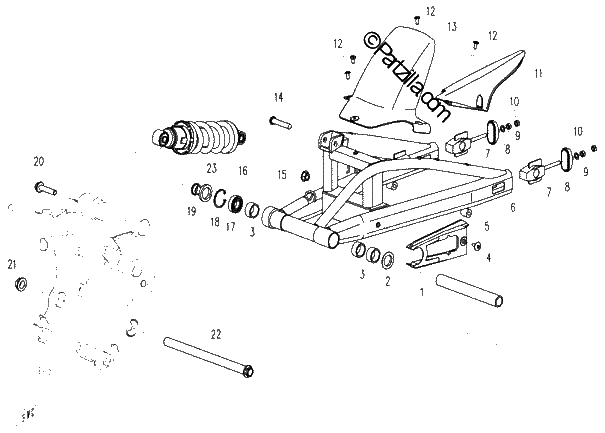 Diagrama de REAR SUSPENSION