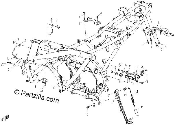 Diagrama de FRAME ASSY
