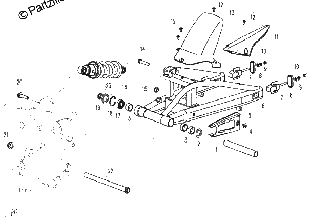 Diagrama de REAR SUSPENSION