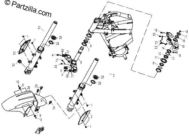 Diagrama de FRONT SUSPENSION