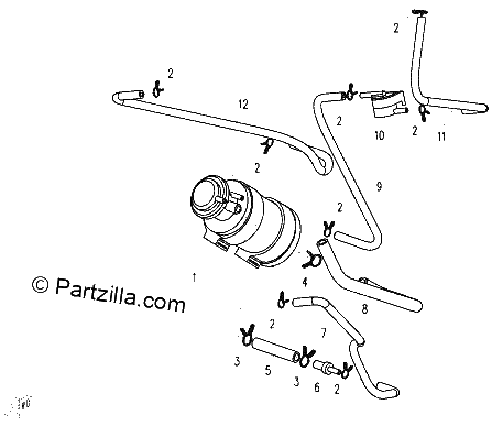 Diagrama de FUEL VAPOR SYSTEM