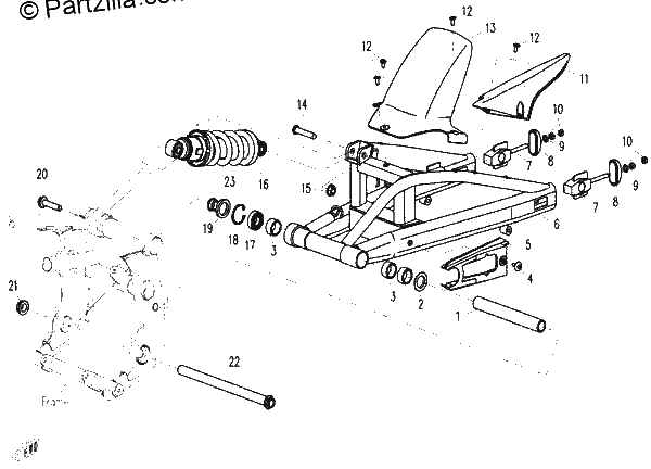 Diagrama de REAR SUSPENSION