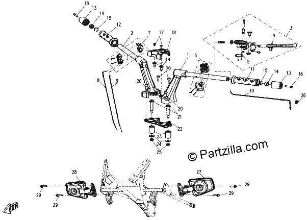 Diagrama de STEERING SYSTEM
