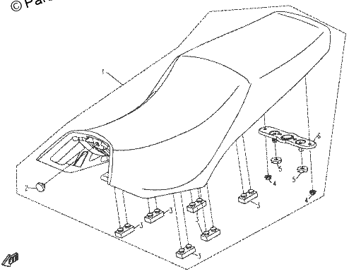 Diagrama de SEAT ASSY