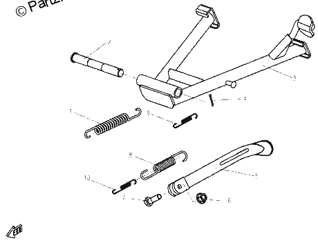 Diagrama de SIDE STAND