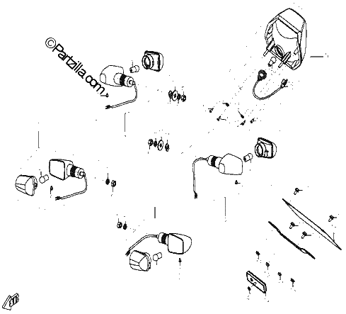 Diagrama de TAIL LIGHT TURN SIGNALS