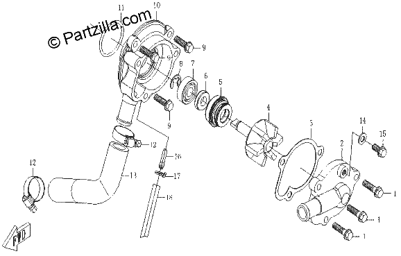 Diagrama de WATER PUMP