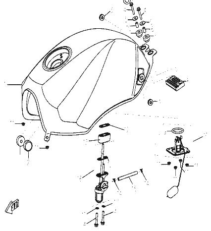 Diagrama de FUEL TANK