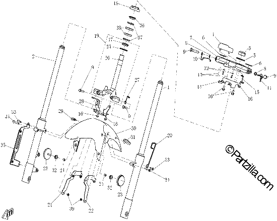 Diagrama de FRONT SUSPENSION