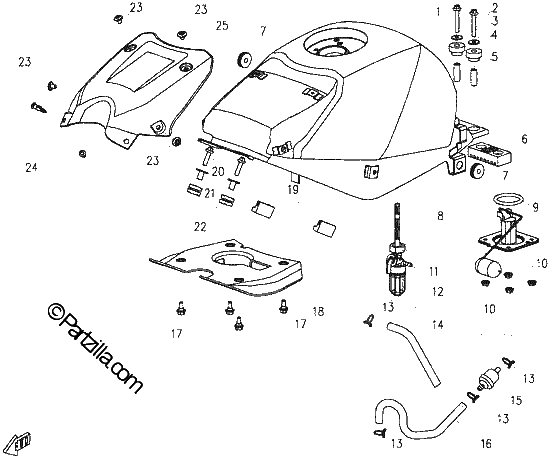Diagrama de FUEL TANK