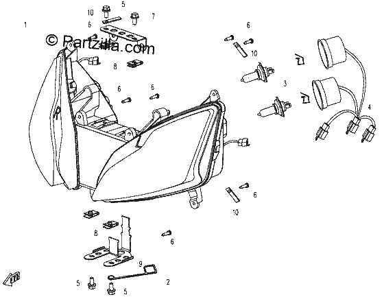 Diagrama de HEADLIGHT