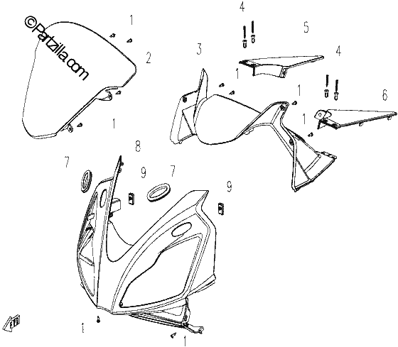 Diagrama de PLASTIC PARTS I