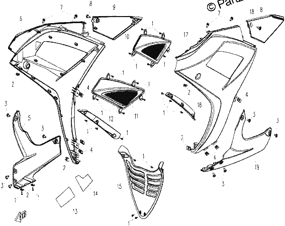 Diagrama de PLASTIC PARTS II