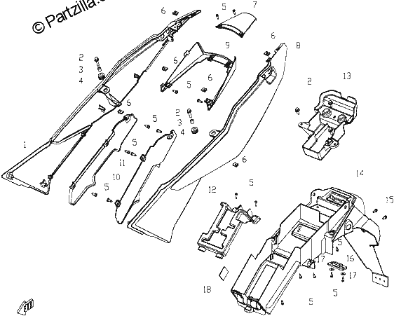 Diagrama de PLASTIC PARTS III