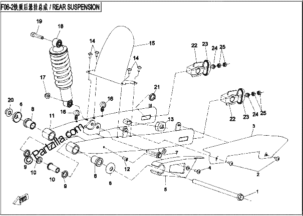 Diagrama de REAR SUSPENSION 2