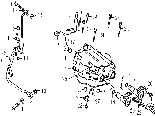 Diagrama de CYLINDER HEAD COVER ASSY
