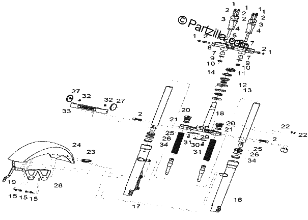 Diagrama de FRONT SUSPENSION