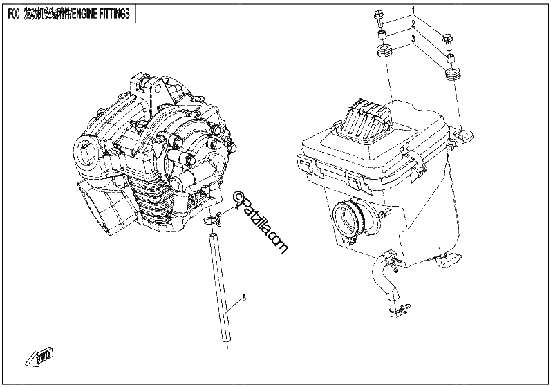 Diagrama de ENGINE FITTINGS