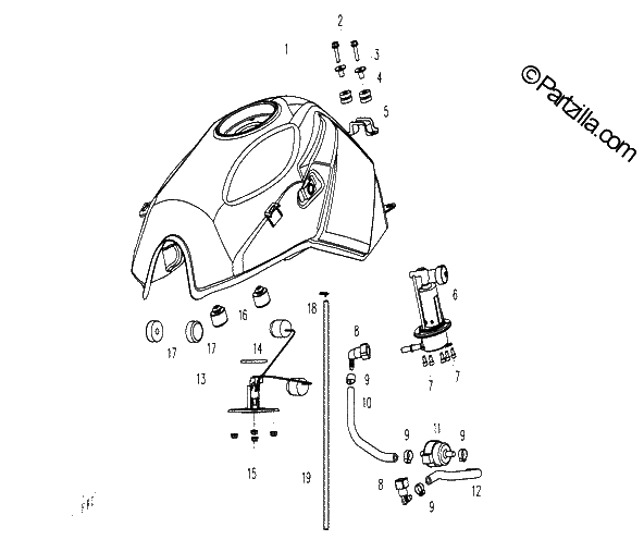 Diagrama de FUEL TANK