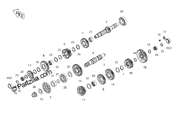 Diagrama de TRANSMISSION SYSTEM 2
