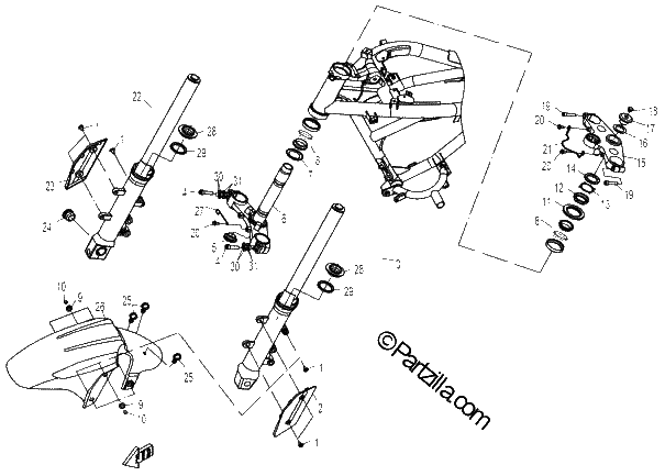 Diagrama de FRONT SUSPENSION
