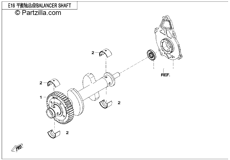 Diagrama de BALANCER SHAFT