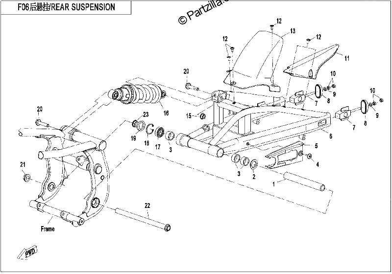 Diagrama de REAR SUSPENSION 2