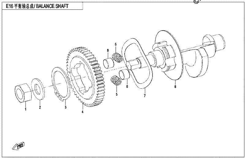 Diagrama de BALANCE SHAFT