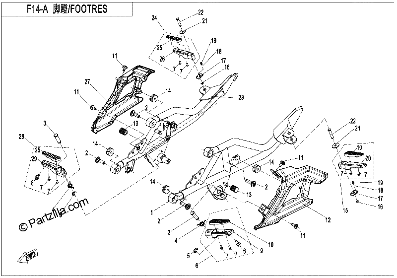Diagrama de FOOTREST