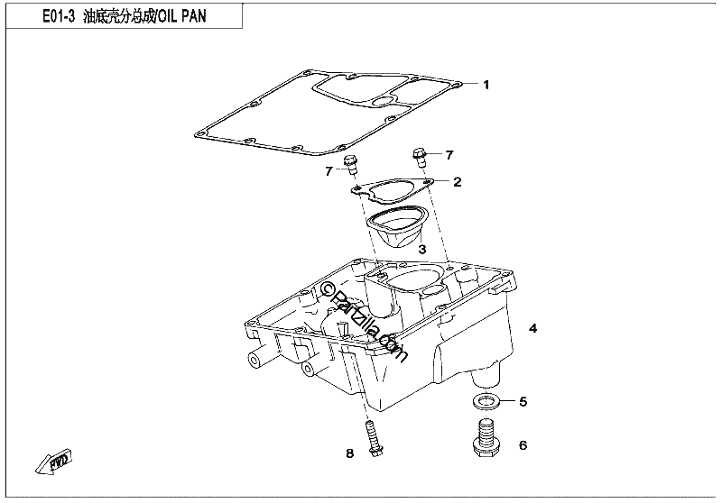 Diagrama de OIL PAN