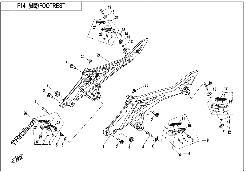 Diagrama de FOOTREST