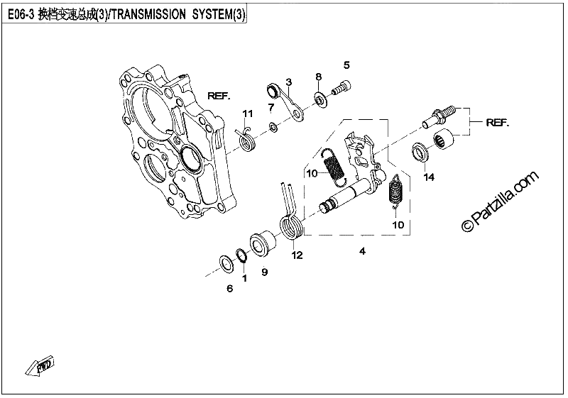 Diagrama de TRANSMISSION SYSTEM 3