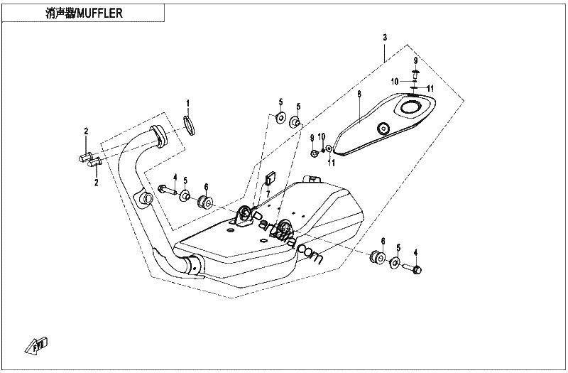 Diagrama de MUFFLER