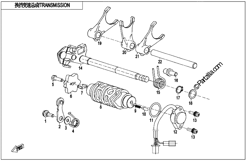 Diagrama de TRANSMISSION 1