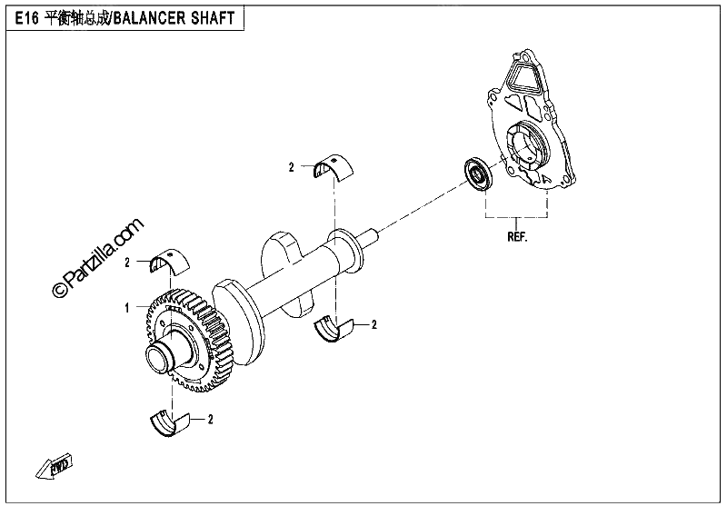 Diagrama de BALANCER SHAFT