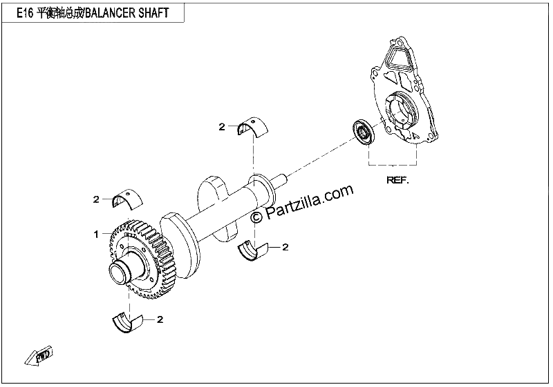 Diagrama de BALANCER SHAFT