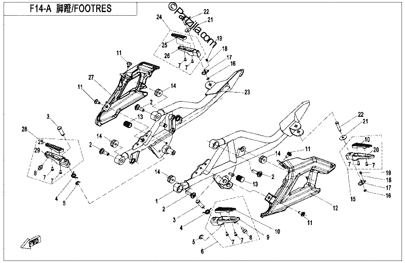 Diagrama de FOOTREST BASIC 1