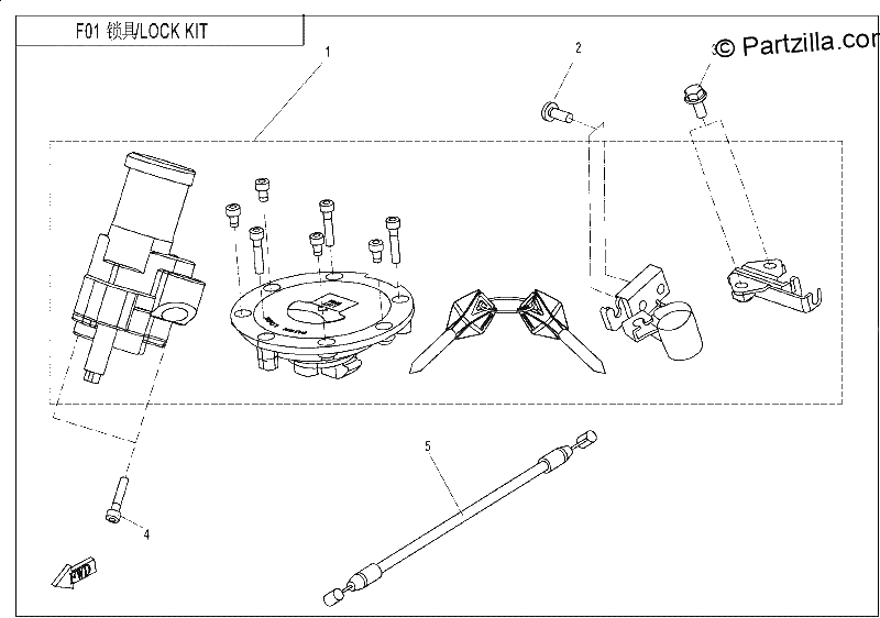 Diagrama de LOCK KIT