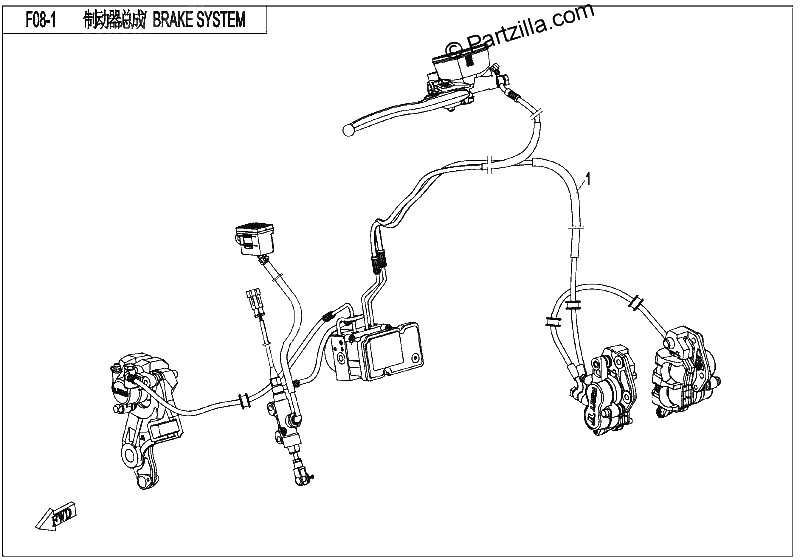 Diagrama de BRAKE SYSTEM