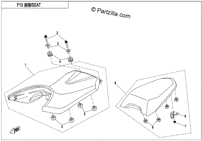 Diagrama de SEAT SPONGE HARDER