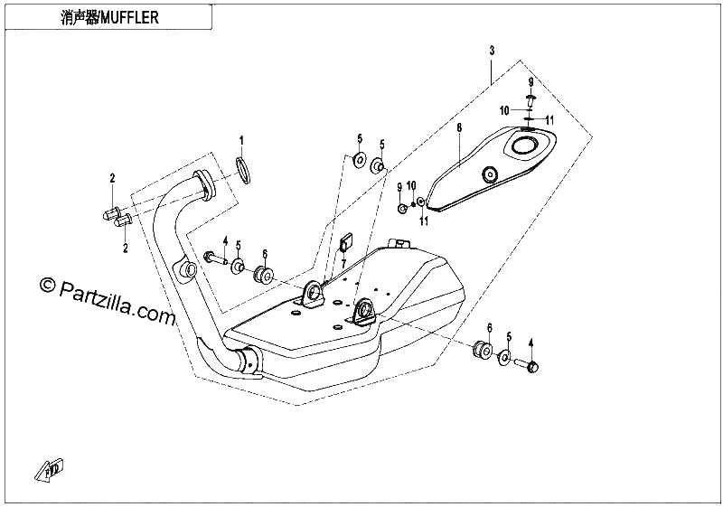 Diagrama de MUFFLER