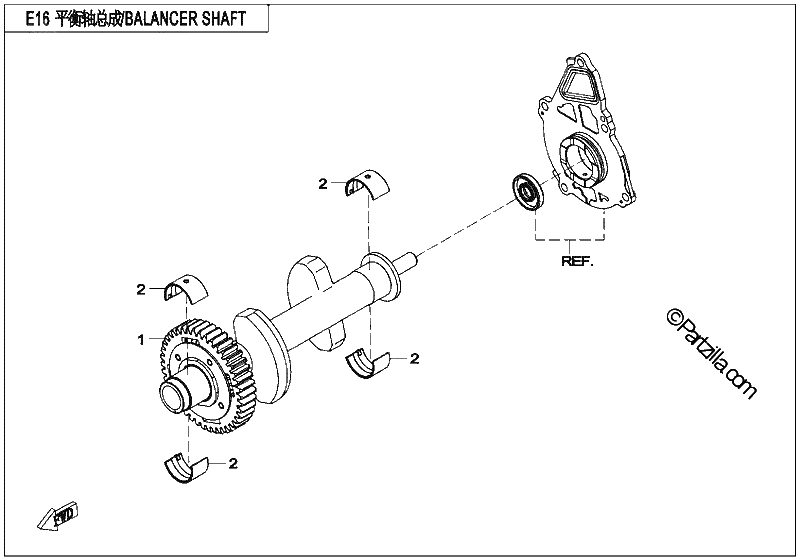 Diagrama de BALANCER SHAFT