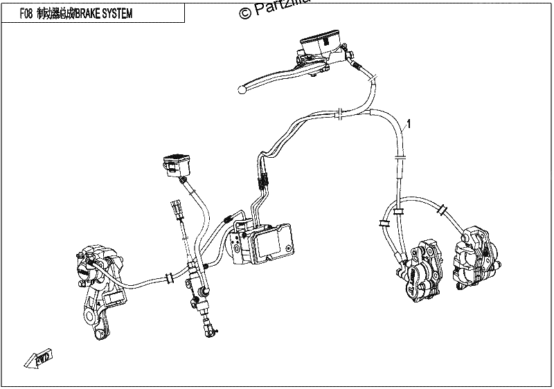 Diagrama de BRAKE SYSTEM