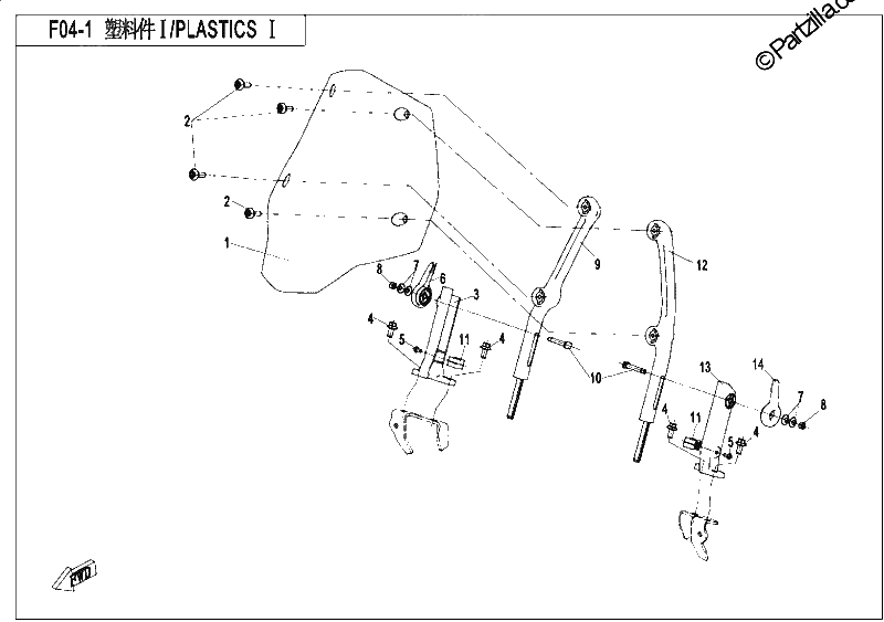 Diagrama de CRANKSHAFT CONNECTING ROD 1