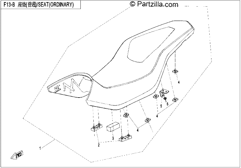 Diagrama de SEAT ORDINARY