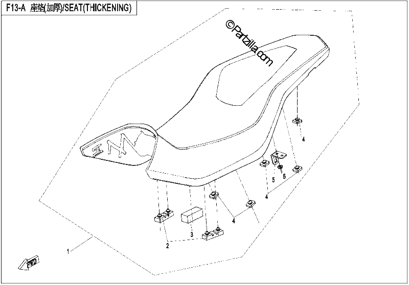 Diagrama de SEAT THICKENING