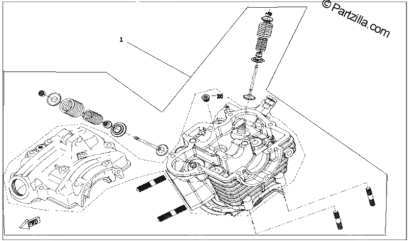 Diagrama de CYLINDER HEAD