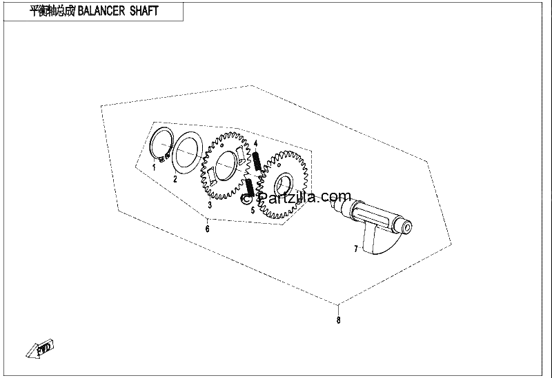 Diagrama de BALANCER SHAFT