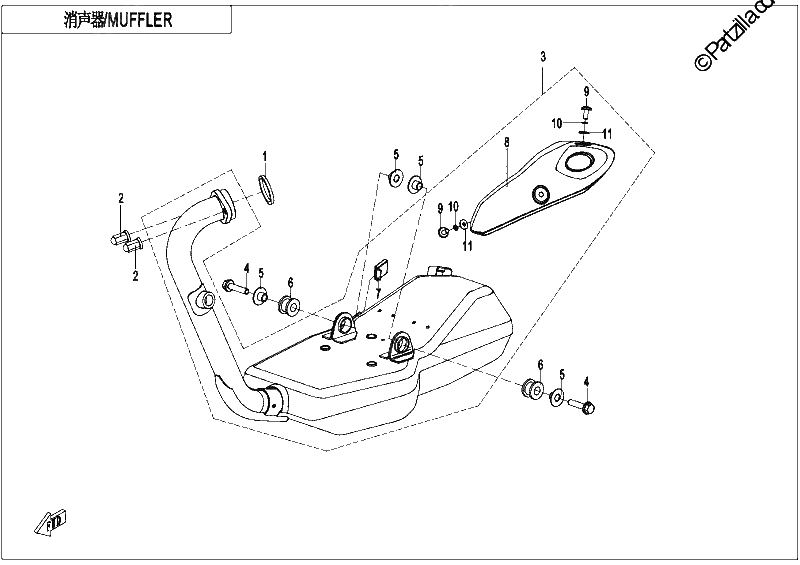 Diagrama de MUFFLER