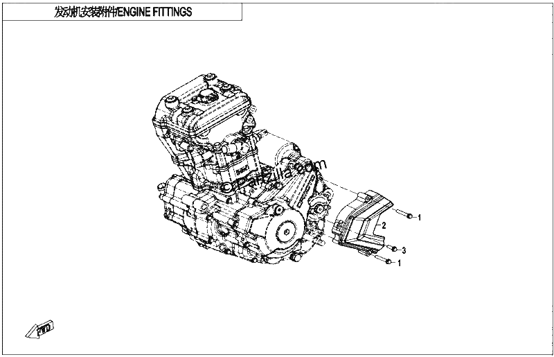 Diagrama de ENGINE FITTINGS